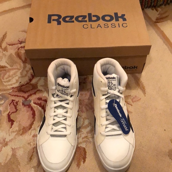 Reebok Shoes Reebok Classic White High Top Tennis Shoes Nib Poshmark
